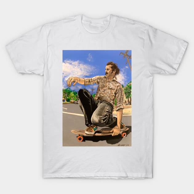 Jason Lee Skateboard T-Shirt by BryanWhipple